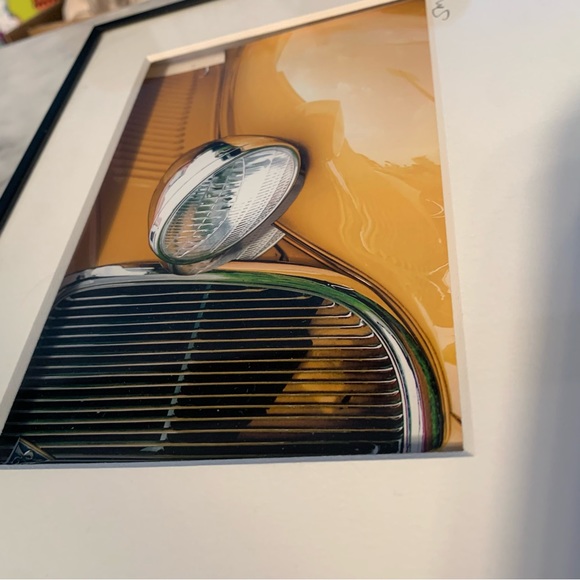 Scott Matyjaszek  / Artëphax 3D photo sculpture. yellow classic car - Picture 3 of 5